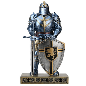 Knight with Shield Statue