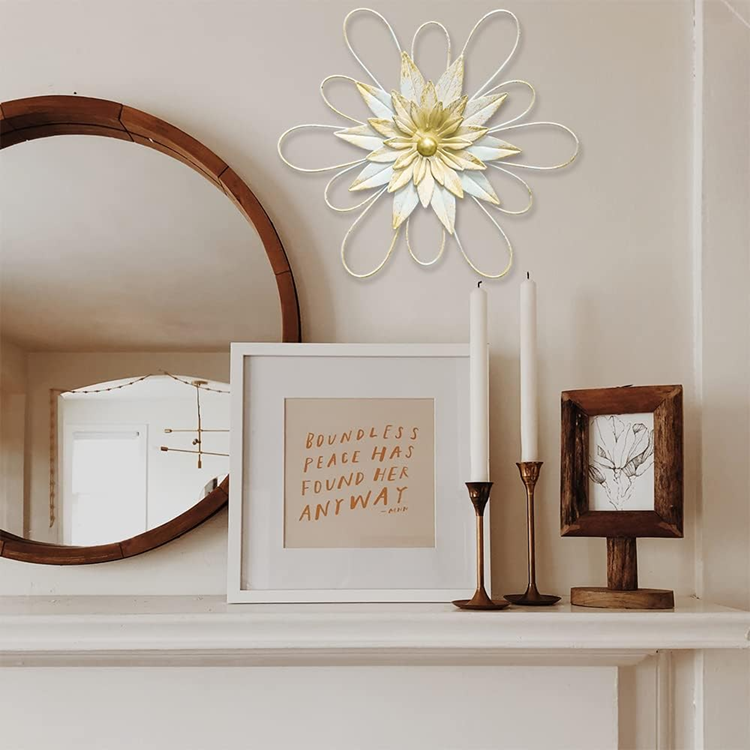 Metal Flower Wall Decoration