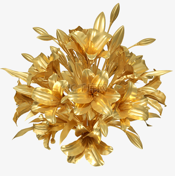 metal flower decor-3