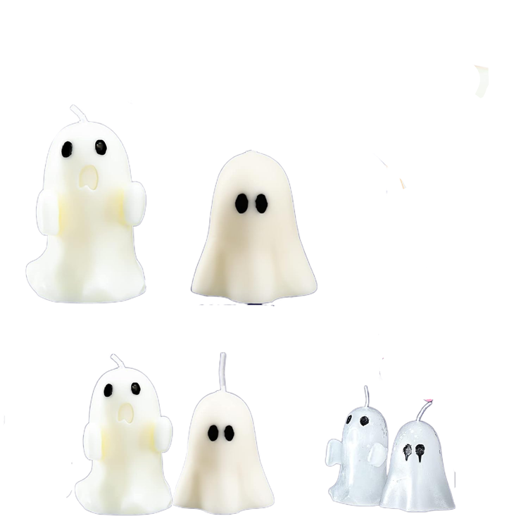  4 Pieces Ghost Candles