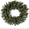 Artificial Christmas Wreath Decoration