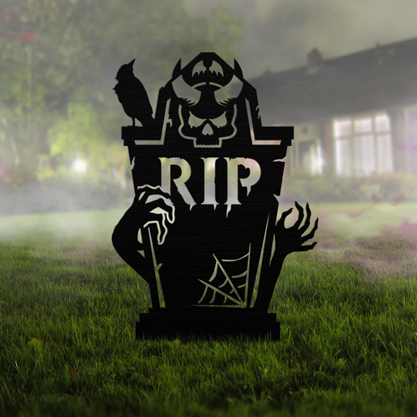 Metal Tombstone Decorations