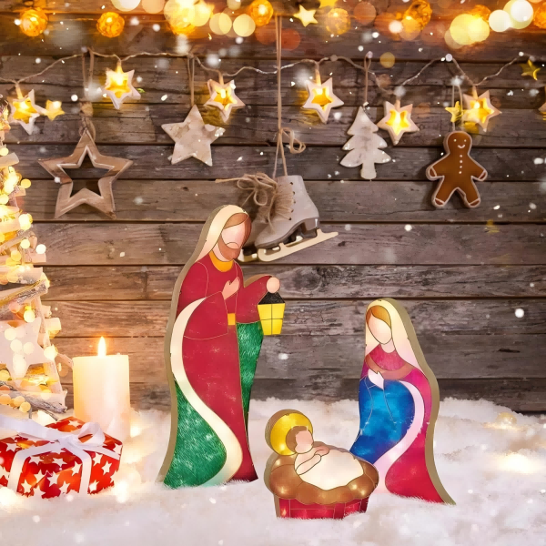 Metal Lawn Christmas Decorations