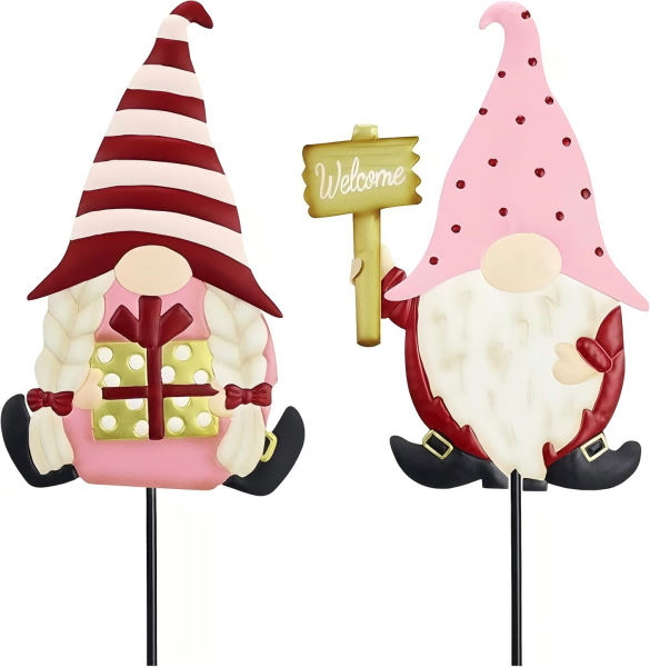 Metal Outdoor Christmas Stake Decorations-3