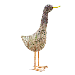 Handmade Duck Wire Garden Ornament