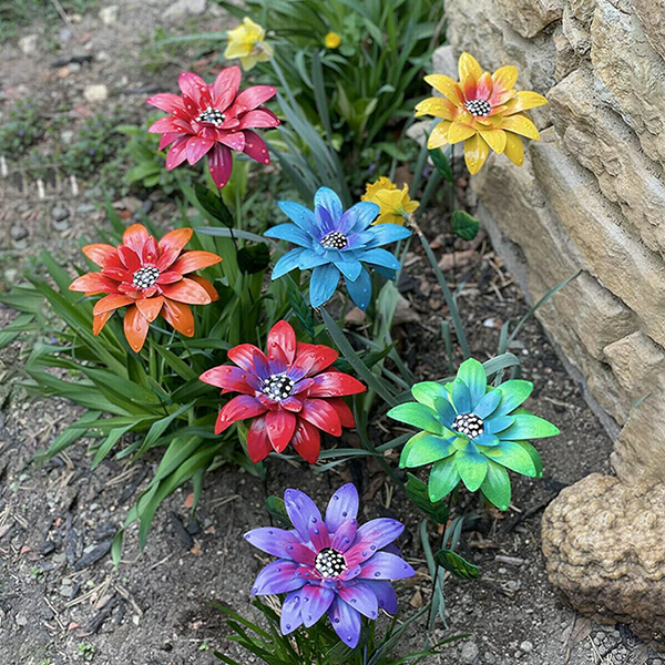 Metal Flower Garden Decorations