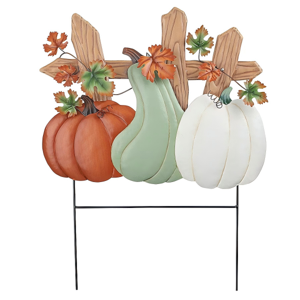 Metal Outdoor Pumpkin Decorations-3