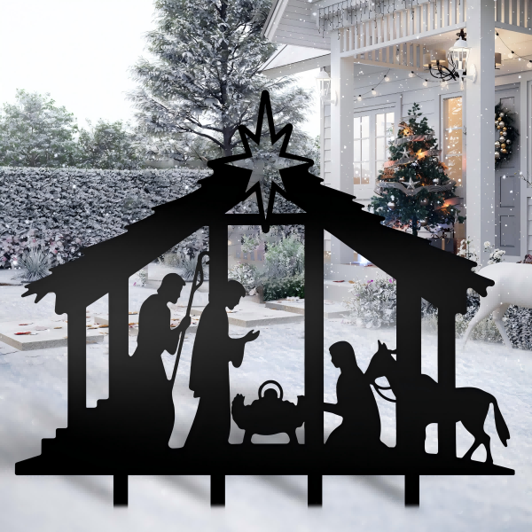 Large Outdoor Metal Christmas Decorations