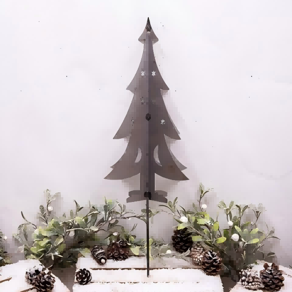 Metal Outdoor Christmas Stake Decorations-2