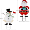 Christmas Garden Metal Stakes