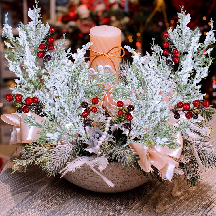 Christmas Artificial Flowers Decoration