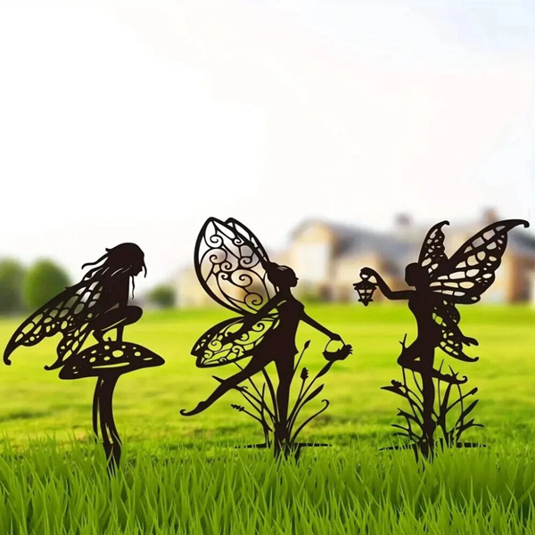 Metal Garden Stakes Decoration-1