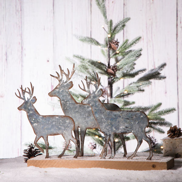 Metal reindeer decoratio-3