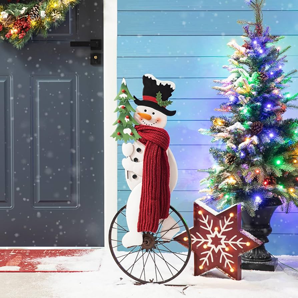 Metal Snowman Decorations