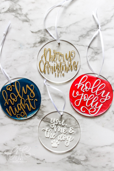 Acrylic decorating ornaments-1