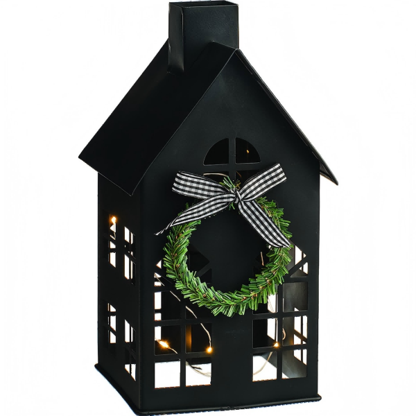 Metal Houses for Christmas Decor-3