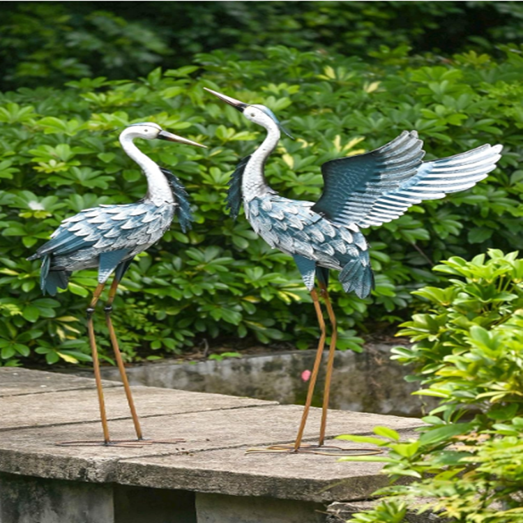 Large Metal Garden Statues