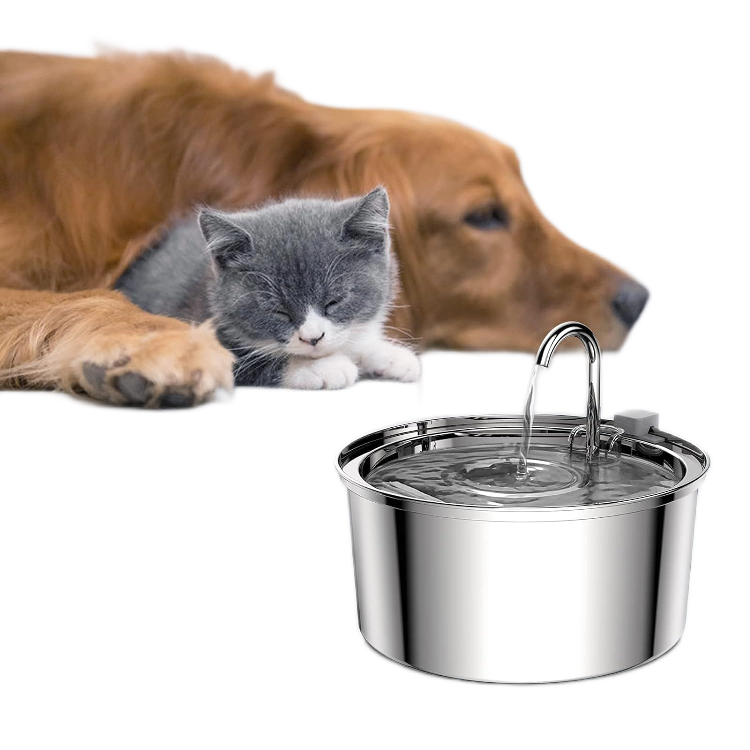 Stainless Steel Pet Drinking Fountain