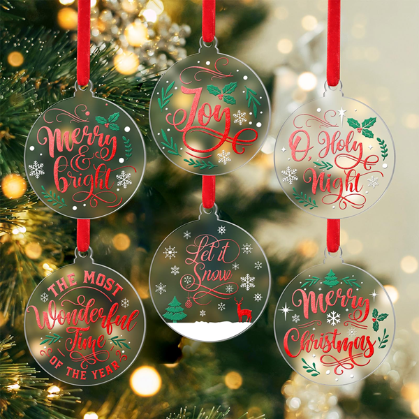 How To Make Acrylic Pour Christmas Ornaments