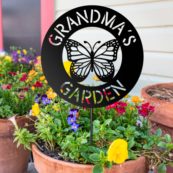 Metal Garden Stakes Decoration-2