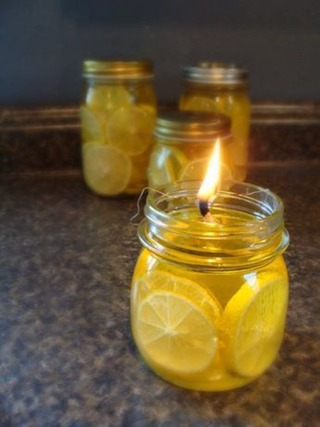 What household items can you use to scent candles?