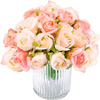 Artificial Rose Two-color Bouquet