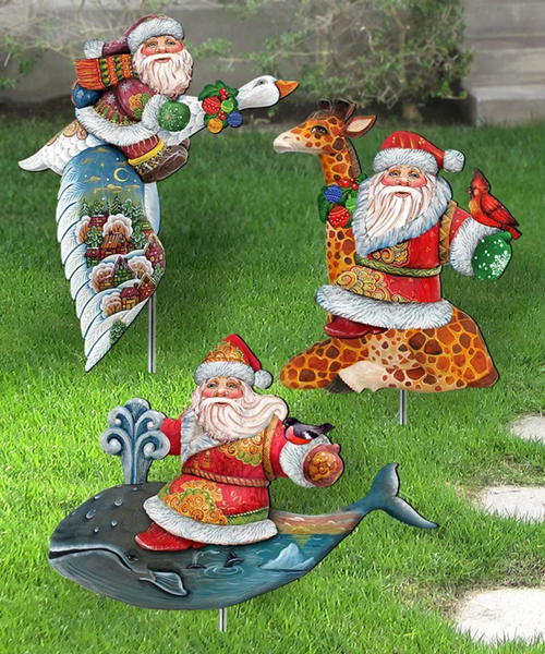 metal outdoor Christmas decorations-3
