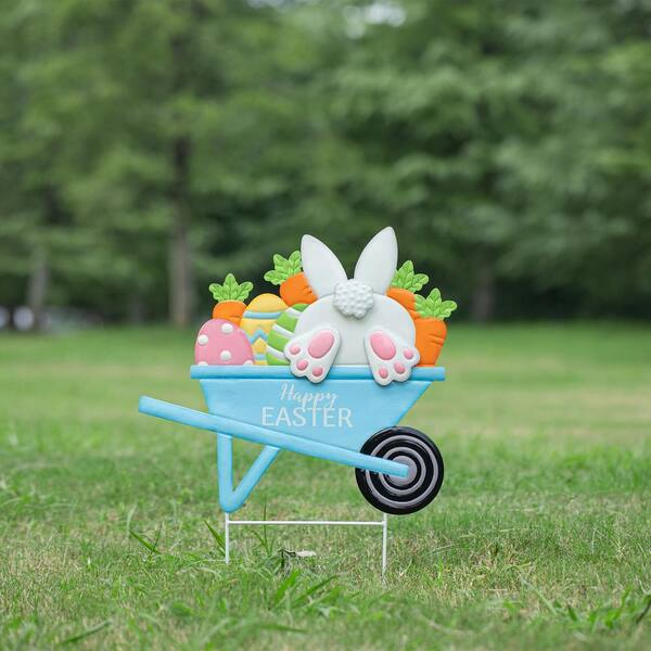 Metal Easter Yard Decorations-1