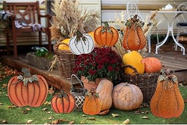 Metal Pumpkins Decorations-3