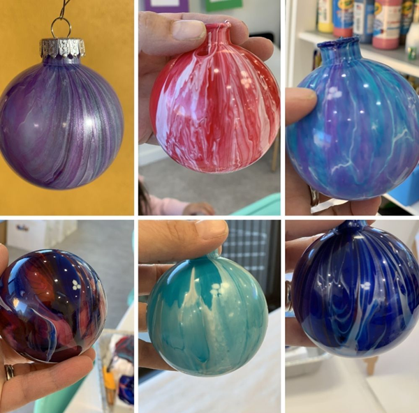 How To Get Acrylic Paint To Stay inside Ornaments