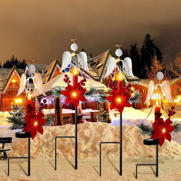 Metal Stake Christmas Yard Decorations-4