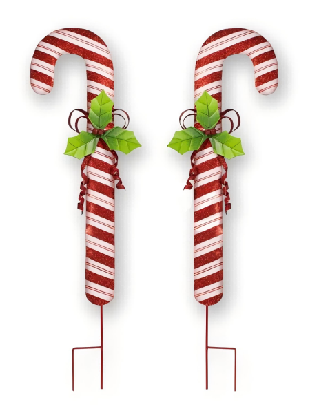 Metal Outdoor Christmas Stake Decorations-4