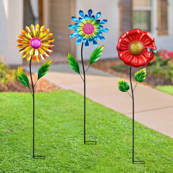 Metal Flower Garden Decorations Cost
