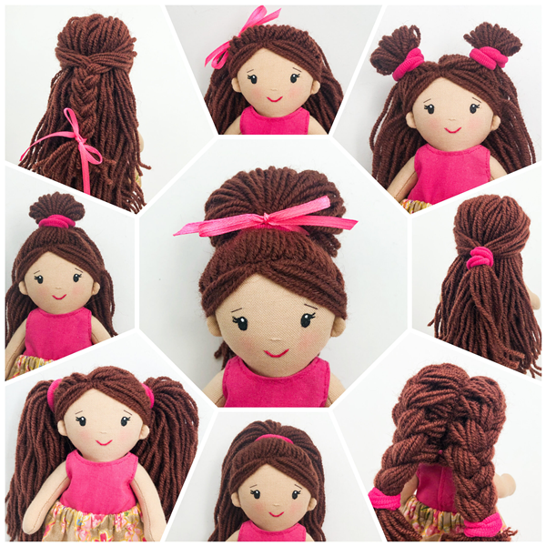 How To Brush Doll Hair with Fabric Softener