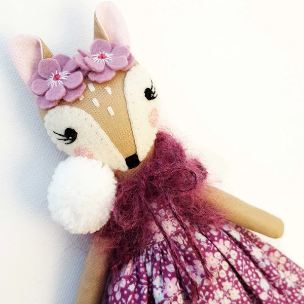 How To Make A Round Fabric Doll Head