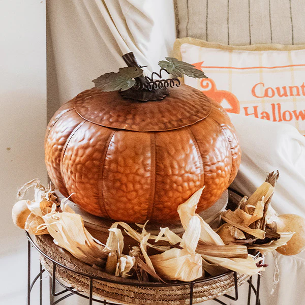 metal pumpkin decorations-2