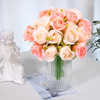 Artificial Rose Two-color Bouquet