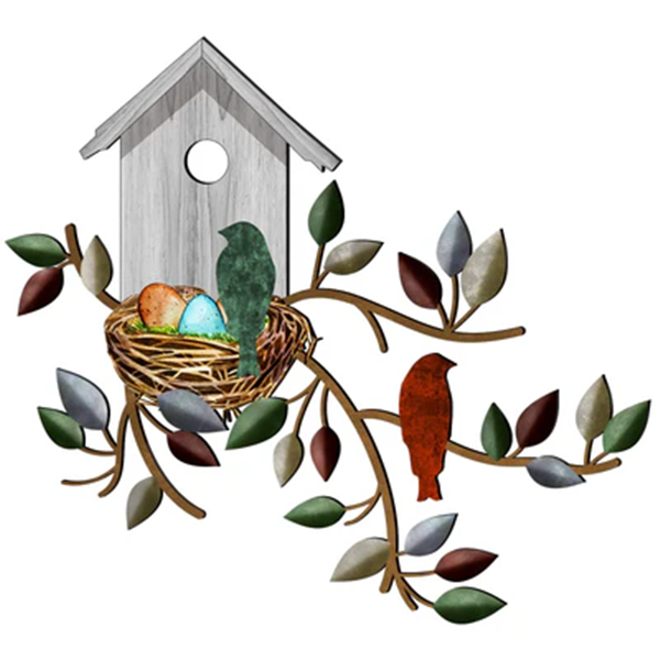 Outdoor metal house decorations-3