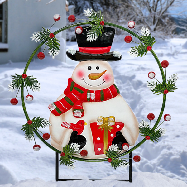 Metal Snowman Decorations-2