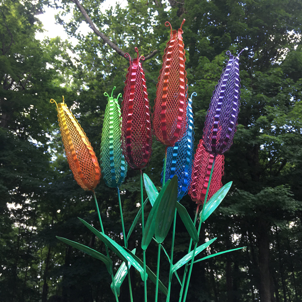 How Much Do Metal Flower Garden Decorations Cost