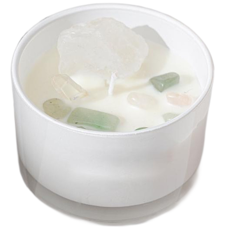 Festive Crystal Candle Decoration