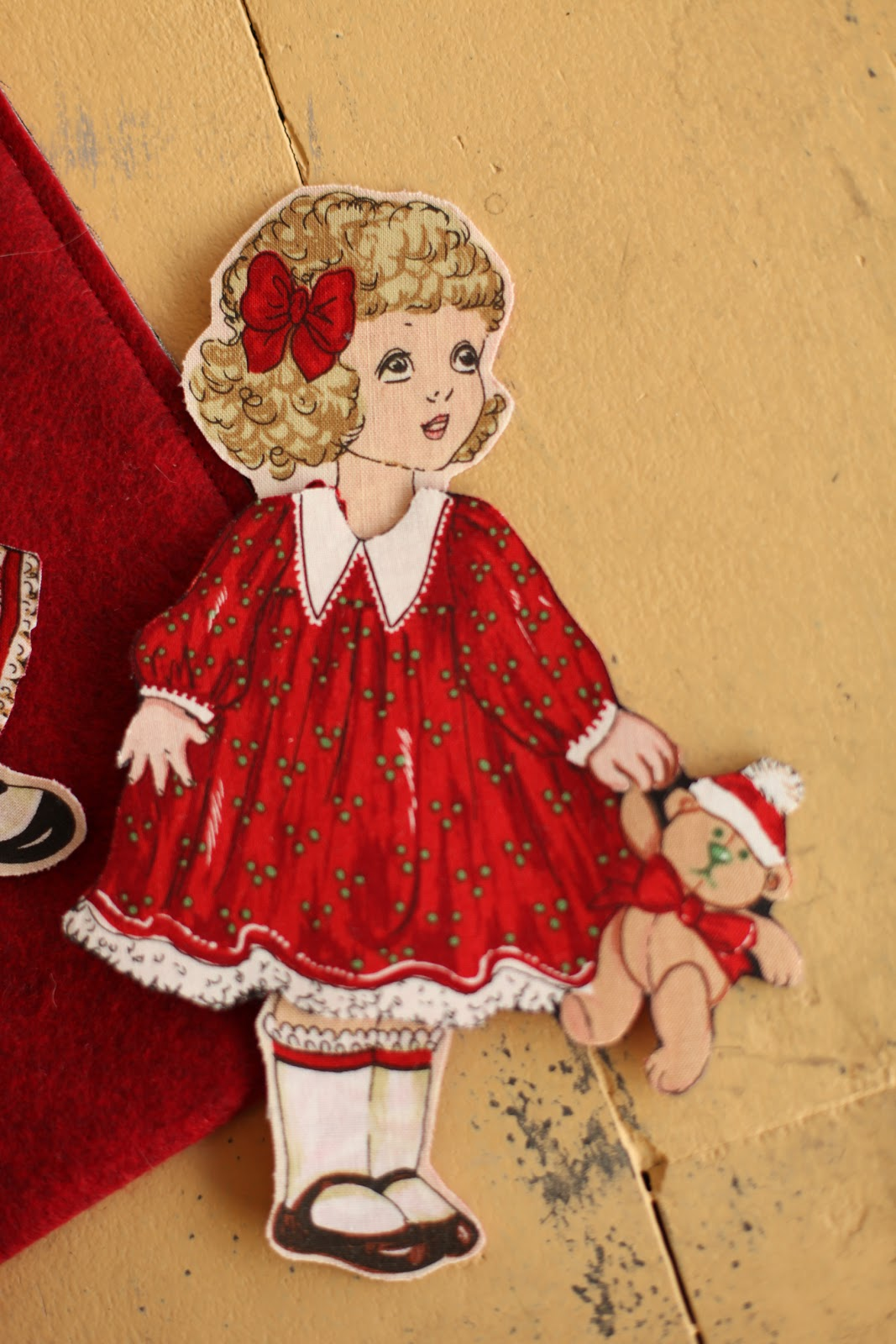 paper fabric doll-1