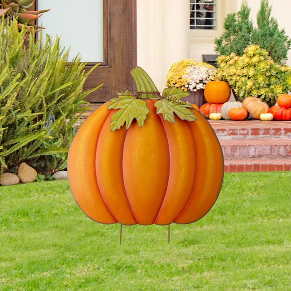 Metal Pumpkin Decorations