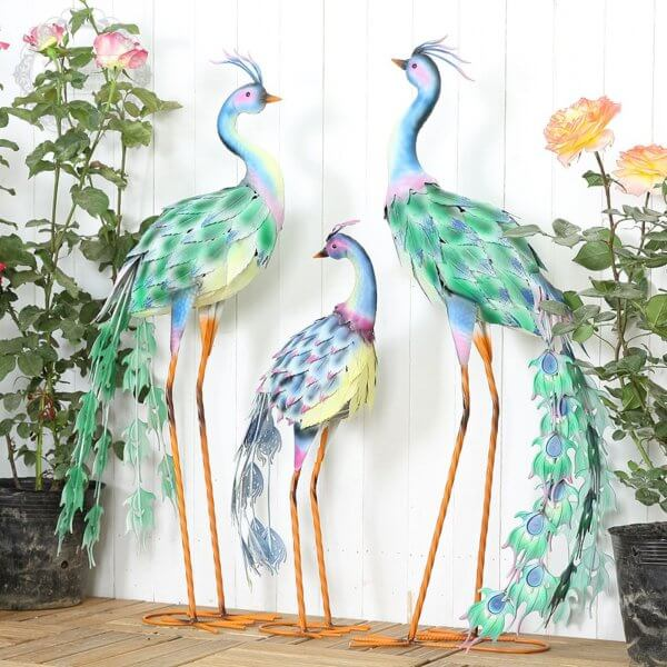 metal fence decorations