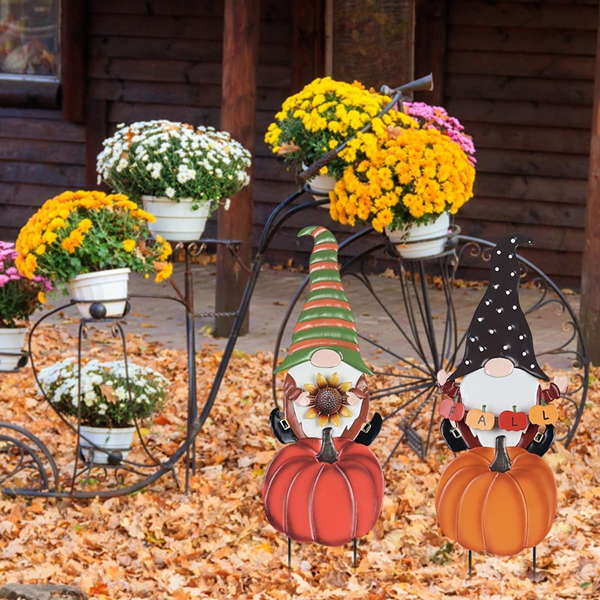 Outdoor Fall Metal Decorations